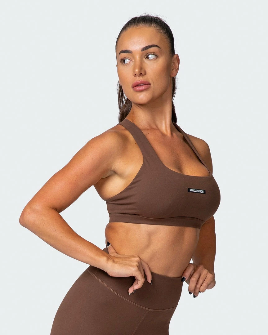 Budget โ๏ธ Muscle Nation Ability Bra - Chestnut Featured ๐ 3 Muscle Nation Ability Bra - Chestnut Featured