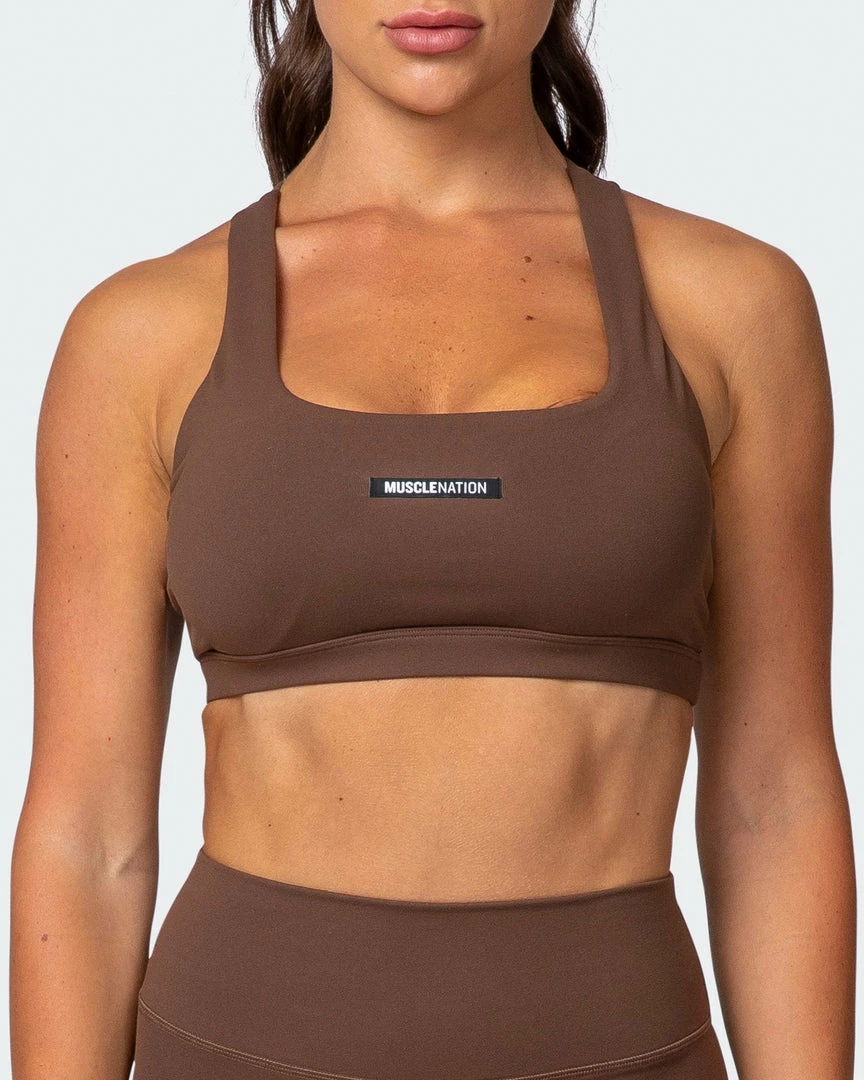 Budget โ๏ธ Muscle Nation Ability Bra - Chestnut Featured ๐ 4 Muscle Nation Ability Bra - Chestnut Featured