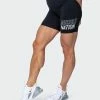 Wholesale 🎉 Muscle Nation Ability Signature Scrunch Bike Shorts - Black Featured 🔔 2 Muscle Nation Ability Signature Scrunch Bike Shorts - Black Featured