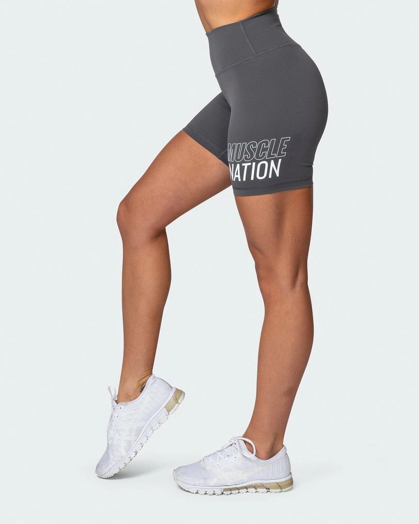 Best reviews of 🔥 Muscle Nation Ability Signature Scrunch Bike Shorts - Charcoal 👏 7 Muscle Nation Ability Signature Scrunch Bike Shorts - Charcoal
