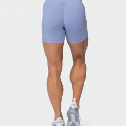 Muscle Nation Ability Signature Scrunch Bike Shorts - Storm Featured