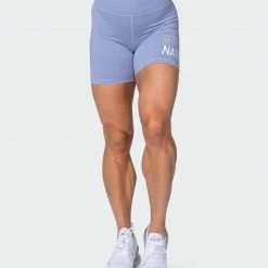 Muscle Nation Ability Signature Scrunch Bike Shorts - Storm Featured