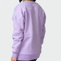 Muscle Nation Womens Lounge Jumper - Lilac Welcome To The Club