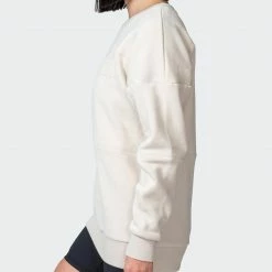 Muscle Nation Womens Lounge Jumper - Almond Welcome To The Club