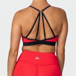 Muscle Nation Womens Agile Bra - Hot Red