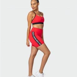 Muscle Nation Womens Agile Bra - Hot Red