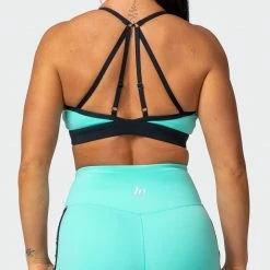 Muscle Nation Agile Bra - Sea Glass Womens