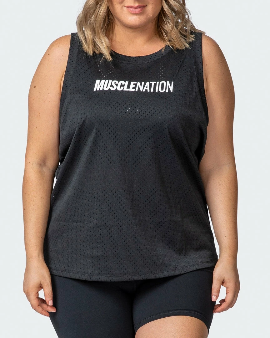 Hot Sale 🧨 Muscle Nation Agile Tank - Black ⌛ 14 Muscle Nation Agile Tank - Black