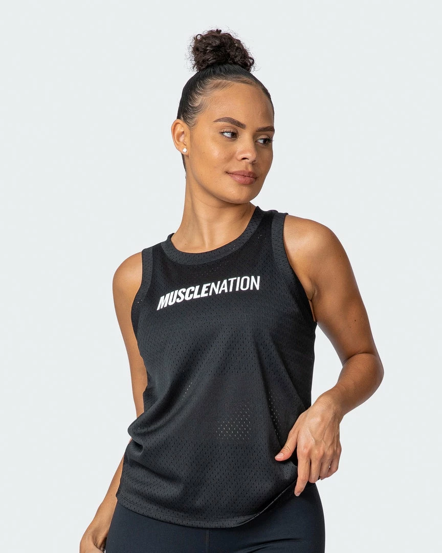 Hot Sale 🧨 Muscle Nation Agile Tank - Black ⌛ 4 Muscle Nation Agile Tank - Black