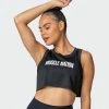 Buy ๐ Muscle Nation ๐ฉ Womens Agile Ultra Cropped Tank - Black ๐ 2 Muscle Nation Womens Agile Ultra Cropped Tank - Black