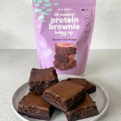 Muscle Nation BROWNIE BAKING MIX - Double Choc Fudge - 300g 30% EOFY SALE