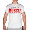 Muscle Nation American Muscle Tshirt - White Mens
