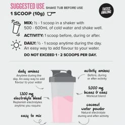 Muscle Nation 30% EOFY SALE AMINOS BCAAs EAAs - Creaming Soda - 30 Serves