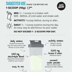 Muscle Nation AMINOS BCAAs EAAs - Lemonade Crush - 30 Serves