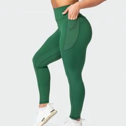 Muscle Nation AMRAP Ankle Length Leggings - Fir Green Womens