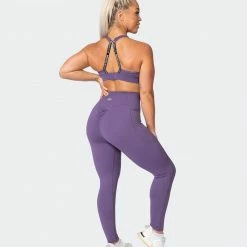 Muscle Nation Womens AMRAP Ankle Length Leggings - Velvet Purple