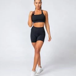 Muscle Nation Womens AMRAP Bike Shorts - Black