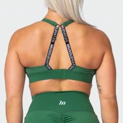 Muscle Nation AMRAP Bra - Fir Green