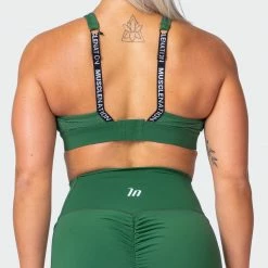 Muscle Nation AMRAP Bra - Fir Green