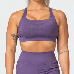 Muscle Nation AMRAP Bra - Velvet Purple