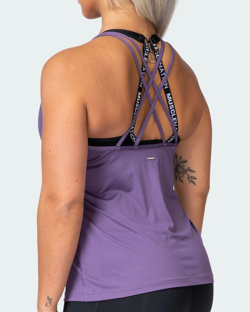 Hot Sale 🛒 Muscle Nation AMRAP Tank - Velvet Purple 🥰 8 Muscle Nation AMRAP Tank - Velvet Purple