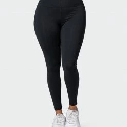 Muscle Nation Signature Scrunch Ankle Length Leggings - Black 30% EOFY SALE