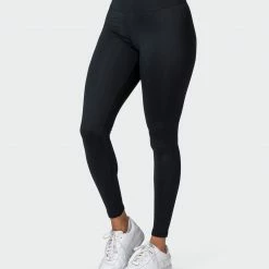 Muscle Nation Signature Scrunch Ankle Length Leggings - Black 30% EOFY SALE