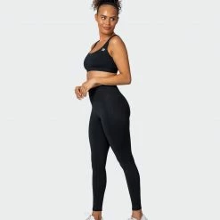 Muscle Nation Signature Scrunch Ankle Length Leggings - Black 30% EOFY SALE