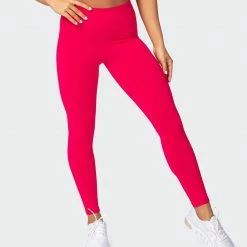 Muscle Nation Signature Scrunch Ankle Length Leggings - Hot Pink Scrunch Bum