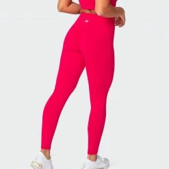 Muscle Nation Signature Scrunch Ankle Length Leggings - Hot Pink Scrunch Bum