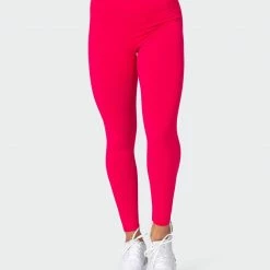Muscle Nation Signature Scrunch Ankle Length Leggings - Hot Pink Scrunch Bum
