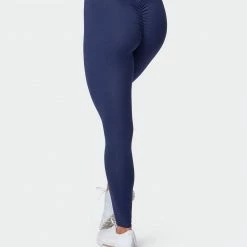 Muscle Nation Signature Scrunch Ankle Length Leggings - Midnight