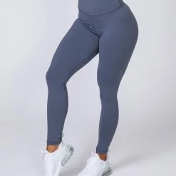 Muscle Nation Signature Scrunch Ankle Length Leggings - Titanium Best Sellers