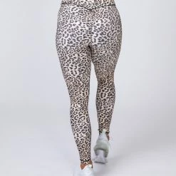 Muscle Nation Signature Scrunch Ankle Length Leggings - Yellow Leopard