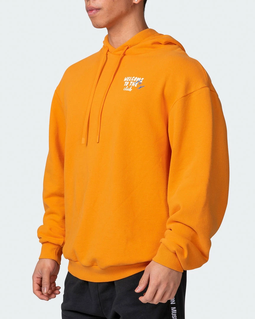 Brand new ๐ Muscle Nation Welcome To The Club Mens MN Squad Oversized Vintage Hoodie - Washed Fireball ๐ 5 Muscle Nation Welcome To The Club Mens MN Squad Oversized Vintage Hoodie - Washed Fireball