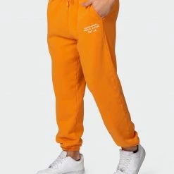 Muscle Nation Mens MN Club Vintage Trackies - Washed Fireball Welcome To The Club