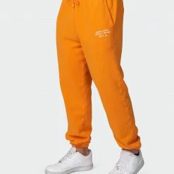 Muscle Nation Mens MN Club Vintage Trackies - Washed Fireball Welcome To The Club