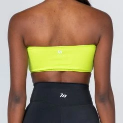Muscle Nation Bandeau - Acid Lime Womens