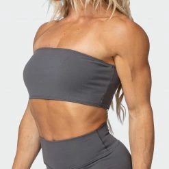 Muscle Nation Bandeau - Charcoal Featured