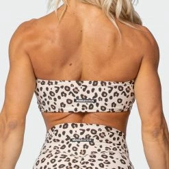Muscle Nation Bandeau - Cheetah Print Featured