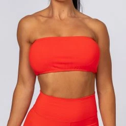 Muscle Nation Bandeau - Infrared Womens