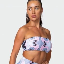 Muscle Nation Bandeau - Marble Print