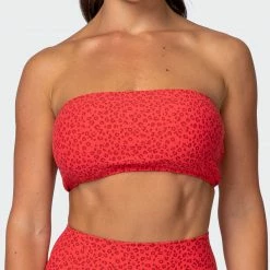 Muscle Nation Bandeau - Mini Cheetah Print