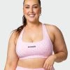 Flash Sale 🛒 Muscle Nation Flex Bra - Rose Quartz Mini Cheetah Print Welcome To The Club 😀 1 Muscle Nation Flex Bra - Rose Quartz Mini Cheetah Print Welcome To The Club