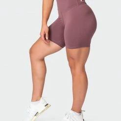 Muscle Nation Scrunch Bum Signature Scrunch Bike Shorts - Dusk