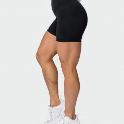 Muscle Nation 30% EOFY SALE Signature Scrunch Bike Shorts - Black