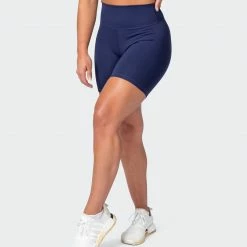 Muscle Nation Signature Scrunch Bike Shorts - Midnight Scrunch Bum