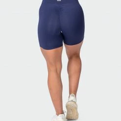 Muscle Nation Signature Scrunch Bike Shorts - Midnight Scrunch Bum