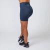 Muscle Nation Signature Scrunch Bike Shorts - Navy