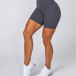 Wholesale ⭐ Muscle Nation Signature Scrunch Bike Shorts - Slate Scrunch Bum 🤩 13 Muscle Nation Signature Scrunch Bike Shorts - Slate Scrunch Bum